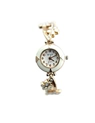 Vintage Pink Display Hollow-out Wrist Engraved Electronic Rose Gold Watches for Women By Elepromo