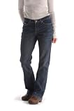 Lee Jeans Womens Missy Petite Mid Rise Bootcut Jean with Flap Pockets