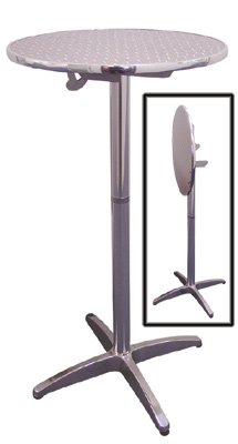 Bistrotisch Bartisch Stehtisch klappbar, 70-110cm, witterungsbeständig