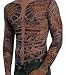 Men's Sleeves Full Body Tattoo Shirt (Tiger)