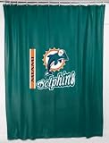 Sports Coverage Miami Dolphins Shower Curtain