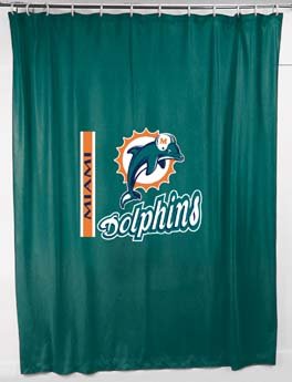 Miami Dolphins Shower Curtain