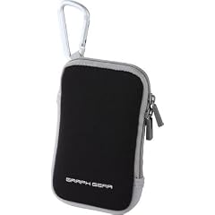 ELECOM 伸縮素材採用デジタルカメラケース(参考収納寸法55*25*100)ブラック DGB-027BK