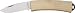 EKA Swede Knives 603014 Executive Sportsman Lockback Knife with Polished Natural Maple Wood Handles