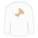 Long Sleeve T-shirt with map, africa, vector