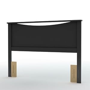 South Shore Furniture, Step One Collection, Full/Queen Headboard (54/60??), Pure black