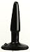 Classic Butt Plug Small 4 1/2 Inch Black Anal Trainer