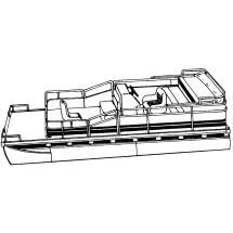 Carver Trailerable Boat Cover for Pontoon Boats Ped Series by