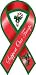 Support Our Troops Red Holiday Ribbon Magnet