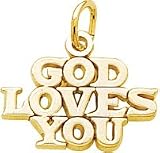 God Loves You Charm by Rembrandt Charms