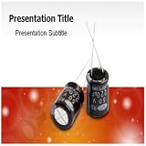 Running capacitor PowerPoint Template - Running capacitor PowerPoint (PPT) Backgrounds Templates