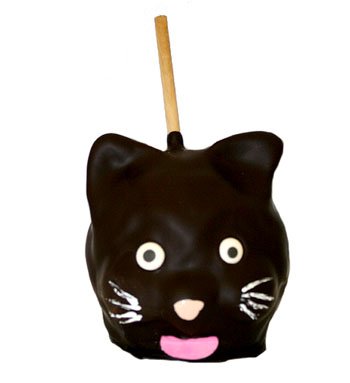 Black Cat Belgian Chocolate Caramel Apple by A Bountiful Harvest