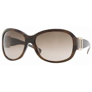 Authentic Burberry Sunglasses 4045 Brown Horn Striped Brown Gradient 302213