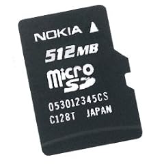 Original Nokia MU-28 MICRO SD Card (Trans Flash) 512MB NEU
