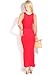 Lolli Couture ROUND NECK SLEEVELESS RACER BACK RIBBER LONG MAXI DRESS
