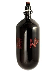 Sports: Ninja Paintball Super Lite 90ci/4500psi Carbon Fiber Compressed Air Tank w/ Pro V2 SHP Regulator - Ninja Paintball