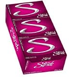Stride Gum, Sweet Berry Flavor by Cadbury Adams - 14 Gums / Pack, 12 ea