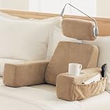 Massaging Bedrest Pillow with Heat