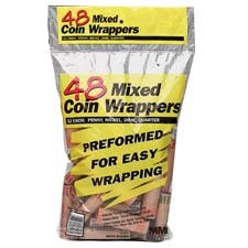 MMF2160611D16 - Coinwrap, Quarters, 48/PK, Orange