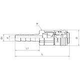 スーパーカプラー ソケット （ホース取付用） AC-02SH