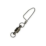 American Fishing Wire Black Ball Bearing Snap Swivels (4 Pieces)