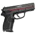 Crimson Trace Rubber Overmold Lasergrip Set with Dual Side Activation for the Sig Sauer Sig Pro, SP, Series Semi-Automatic Pistols.