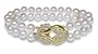 6.5x7mm AAA Quality Japanese Akoya Double Strand Bracelet - 7 inches (Loop Clasp)