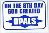ON THE 8TH DAY GOD CREATED OPALS Hat - White Baseball Cap