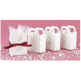 "Linked At the Heart" Favor Boxes 12 Count