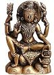 Siva Hindu God Statue Brass Decor (mst080)