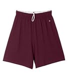 Mens Badger Jersey Short with 7'' Inseam Maroon Med