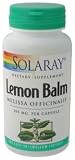 Solaray - Lemon Balm, 395 mg, 100 capsules Capsules capsules
