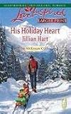 His Holiday Heart (Love Inspired Larger Print)