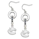 NHL Vancouver Canucks LogoArt MVP Earrings