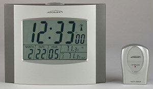 Chaney Instrument Wireless Atomix Clock and Thermometer w/ Sensor