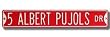 5 Albert Pujols Drive Street Sign 6 x 36 MLB Baseball Street Sign