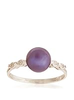 Paris Vendôme Anillo Diamants Et Perle Noire (Oro Blanco)