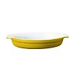 Emile Henry Large Oval Gratin Dish, 3.5 quart, Citron (Yellow)