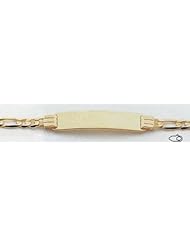 14kt Yellow Gold 6" Child ID Bracelet - BID48-6