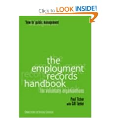 The Employment Records Handbook: For Voluntary Organisations ("How to" Management Series)