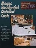 Means Residential Detailed Costs: Contractor s Pricing Guide (Contractors Pricing Guide)