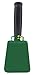 8.6 inch Hunter Green Bell Black Handle Cowbell with Stick Grip Handle Used for Cheering at Sporting Events - Cow Bell by Stewart Trading™