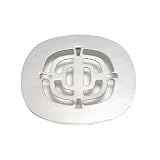 Snap-In Shower Strainer Drain Cover Oil Rubbed Bronze