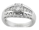 .70ct. 14K. White Gold Certified Round Diamond Engagement Ring