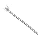 FOJO's 7.5'' Diamond in Sterling Silver Infinity Link Bracelet (1/2 ct. tw.)