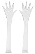 Zak Designs Helping Hands Clear Salad Servers, Set of 2