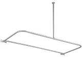 Elements of Design ED3131 D Type Rod, Chrome