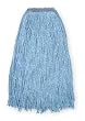 Tough Guy 1TYR6 Wet Mop, Sz 32 Oz, Blue, Cut End