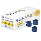 LD Products 108R00660 Xerox WorkCentre C2424 Compatible Cyan 108R00660 Solid Ink ColorStix Cartridges (3 Pack)