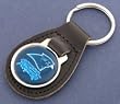 Carolina Panthers Leather Key Chain